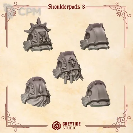 Описание картинки Blood Angels - Shoulderpads 3 от Мастерская террейна по цене 150руб | Свободный Рынок Миниатюр - СРМ