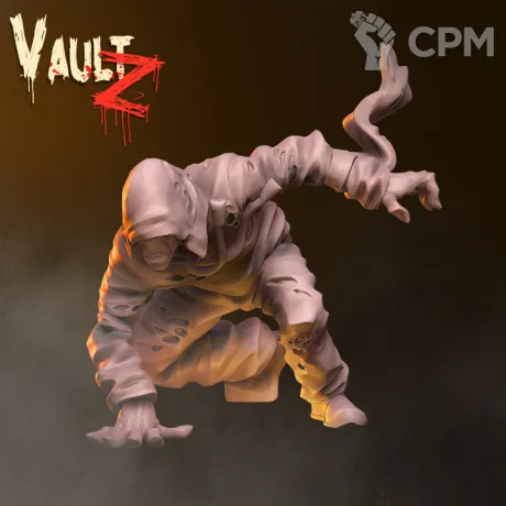 Описание картинки Stalker Zombie от PocketSized Prints по цене 175руб | Свободный Рынок Миниатюр - СРМ