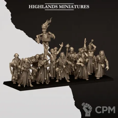Описание картинки Sunland Fanatical Zealots от Manufactorum76 по цене 1 600руб | Свободный Рынок Миниатюр - СРМ