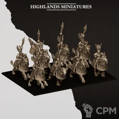 Описание картинки Sunland Wingless Gryphons Knights от Manufactorum76 по цене 600руб | Свободный Рынок Миниатюр - СРМ