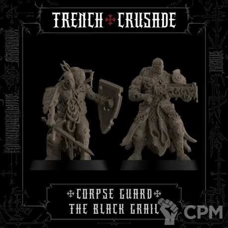 Описание картинки Corpse Guard от PocketSized Prints по цене 350руб | Свободный Рынок Миниатюр - СРМ