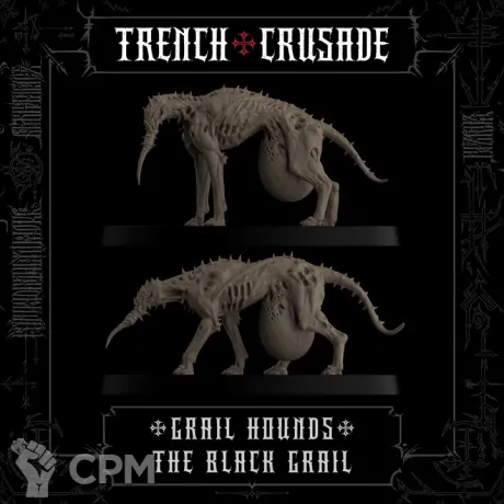 Описание картинки Grail Hounds от PocketSized Prints по цене 300руб | Свободный Рынок Миниатюр - СРМ