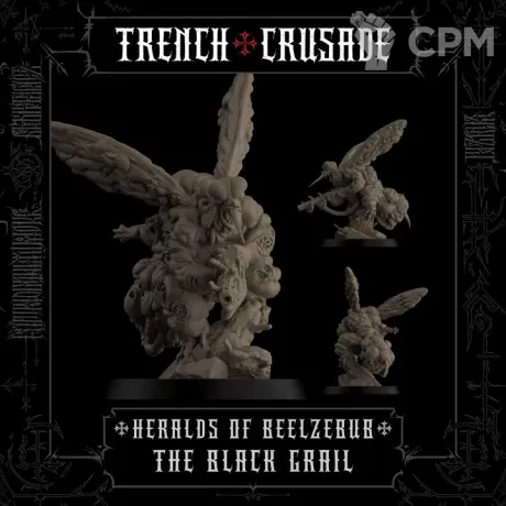 Описание картинки Heralds of Beelzebub от PocketSized Prints по цене 600руб | Свободный Рынок Миниатюр - СРМ