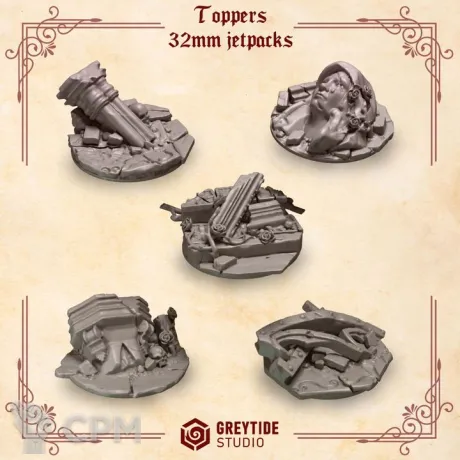 Описание картинки Blood Angels - Toppers 32mm jetpack от Мастерская террейна по цене 300руб | Свободный Рынок Миниатюр - СРМ
