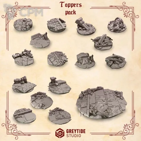 Описание картинки Blood Angels - Toppers pack от Мастерская террейна по цене 1 100руб | Свободный Рынок Миниатюр - СРМ