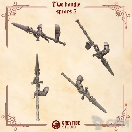 Описание картинки Blood Angels - Two handed spears 5 от Мастерская террейна по цене 200руб | Свободный Рынок Миниатюр - СРМ