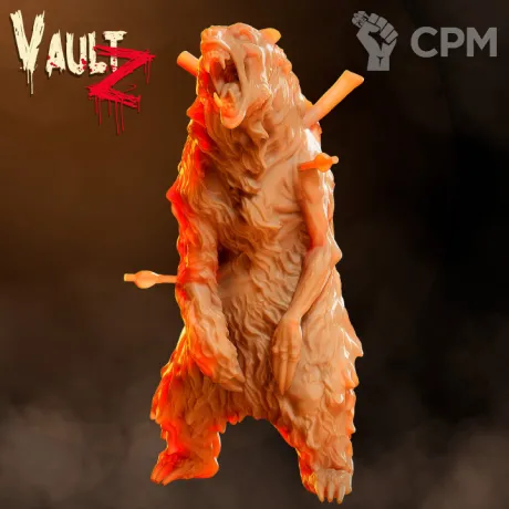 Описание картинки Zombear от PocketSized Prints по цене 400руб | Свободный Рынок Миниатюр - СРМ
