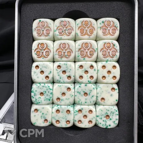 Описание картинки Death guard dice от Заяц_ по цене 3 300руб | Свободный Рынок Миниатюр - СРМ