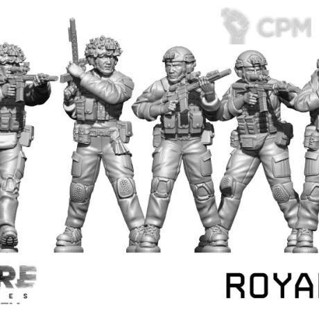 Описание картинки Royal Marines от Wardog Workshop по цене 1 200руб | Свободный Рынок Миниатюр - СРМ