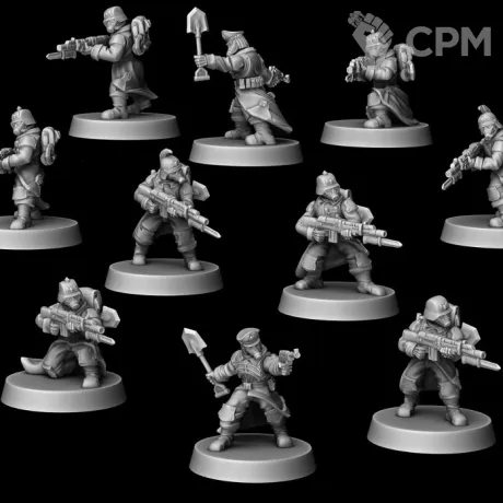 Описание картинки Death ST Squad от Bazilevs по цене 2 040руб | Свободный Рынок Миниатюр - СРМ