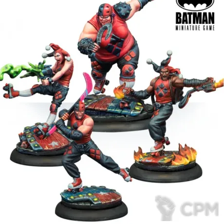 Описание картинки Roller Derby Harlequins - Batman Miniature Game от Критикал Принт по цене 990руб | Свободный Рынок Миниатюр - СРМ