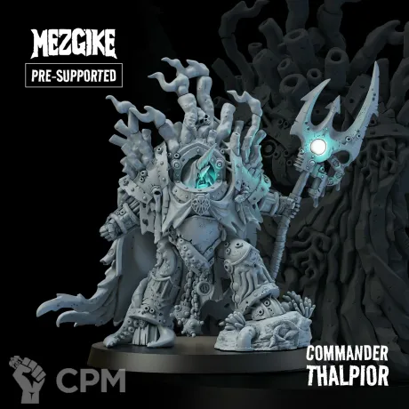 Описание картинки Commander Thalpior, of the dredge marines v2 от Age of Printmar по цене 437руб | Свободный Рынок Миниатюр - СРМ