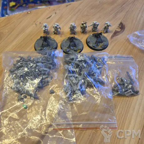 Описание картинки cadian shock troops+cadian heavy weapons+cadian castellan от User34516 по цене 1 800руб | Свободный Рынок Миниатюр - СРМ