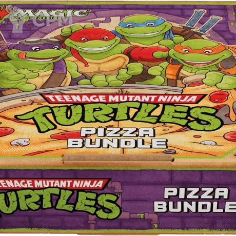 Описание картинки Pizza Bundle выпуска MTG Teenage Mutant Ninja Turtles на английском языке от Дауран по цене 10 000руб | Свободный Рынок Миниатюр - СРМ