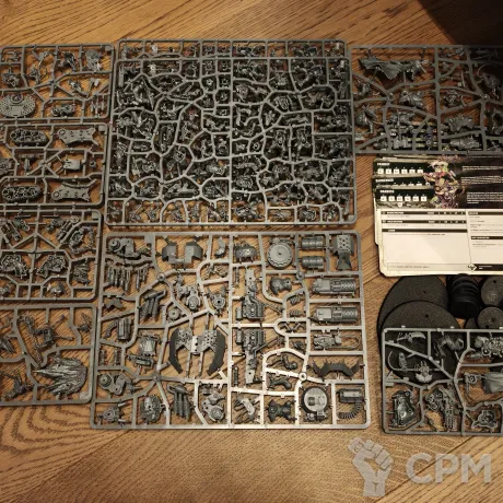 Описание картинки Orks Armageddon. Половина Орков из Армагеддона + подставки + декали + карточки. от Ellioth по цене 13 000руб | Свободный Рынок Миниатюр - СРМ