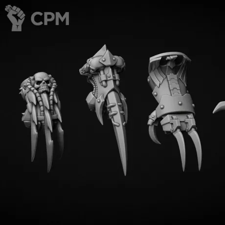 Описание картинки оружие тип Claws (левая рука) от Bazilevs по цене 497руб | Свободный Рынок Миниатюр - СРМ