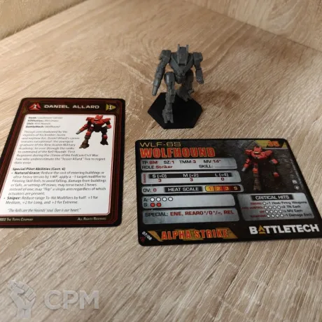 Описание картинки Wolfhound из Kell Hounds Striker Lance от Tesla по цене 600руб | Свободный Рынок Миниатюр - СРМ