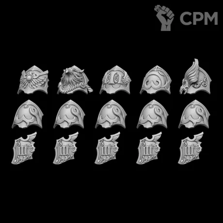 Описание картинки наплечники “TDA” type Phoenix от Bazilevs по цене 597руб | Свободный Рынок Миниатюр - СРМ