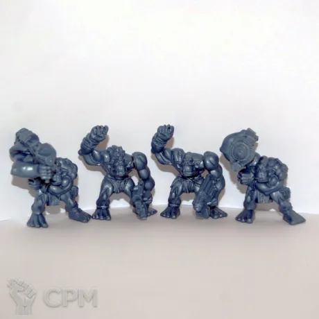 Описание картинки Орки Бронепехота. Синий полистирол от Кот и Ворон по цене 250руб | Свободный Рынок Миниатюр - СРМ