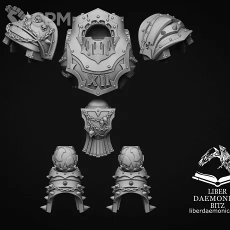 Описание картинки Armour model “Vetustus” type Hound от LDBits по цене 968руб | Свободный Рынок Миниатюр - СРМ