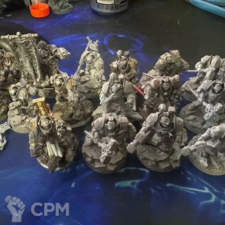Описание картинки Paladin Squad с героями и дредом от 3D Shop  по цене 4 000руб | Свободный Рынок Миниатюр - СРМ