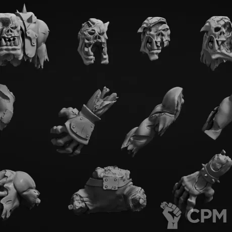 Описание картинки Orcs meat от Bazilevs по цене 596руб | Свободный Рынок Миниатюр - СРМ