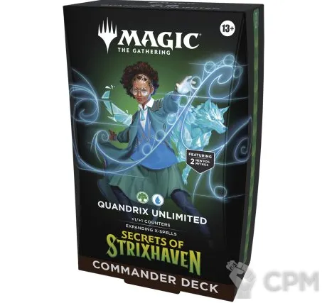 Описание картинки Колода Commander MTG Secrets of Strixhaven Quandrix Unlimited на английском языке от Дауран по цене 5 000руб | Свободный Рынок Миниатюр - СРМ