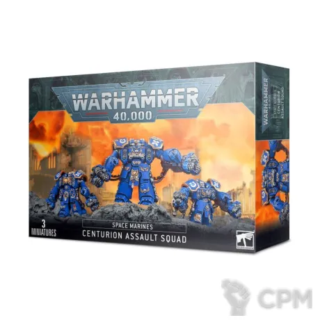Описание картинки Набор миниатюр Warhammer 40000 Space Marines Centurion Assault Squad от Дауран по цене 7 000руб | Свободный Рынок Миниатюр - СРМ