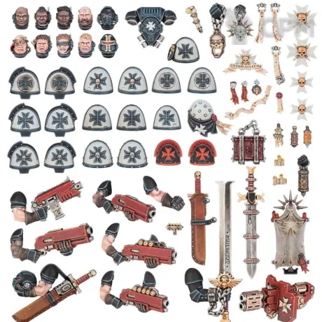 Описание картинки Black Templars: Upgrades and Transfers от ВАХА WORKSHOP по цене 150руб | Свободный Рынок Миниатюр - СРМ