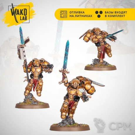 Описание картинки Blood Angels Sanguinary Guard от Wako Lab (Recast) по цене 1 540руб | Свободный Рынок Миниатюр - СРМ