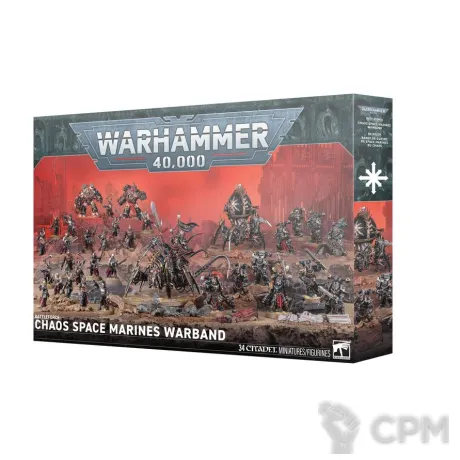 Описание картинки Предзаказ на Warhammer 40000 BATTLEFORCE: CHAOS SPACE MARINES WARBAND от Дауран по цене 20 500руб | Свободный Рынок Миниатюр - СРМ