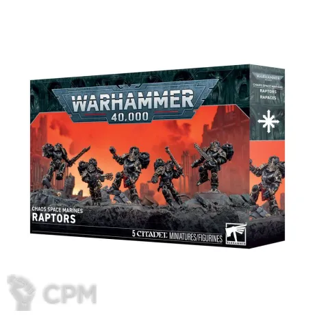 Описание картинки Предзаказ на Warhammer 40000 CHAOS SPACE MARINES: RAPTORS от Дауран по цене 5 250руб | Свободный Рынок Миниатюр - СРМ