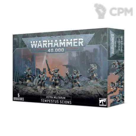 Описание картинки Набор миниатюр Warhammer 40000 Astra Militarum Tempestus Scions от Дауран по цене 4 000руб | Свободный Рынок Миниатюр - СРМ