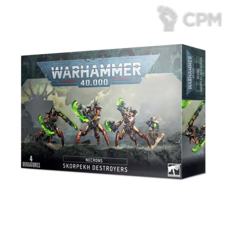 Описание картинки Набор миниатюр Warhammer 40000 Necrons Skorpekh Destroyers от Дауран по цене 5 500руб | Свободный Рынок Миниатюр - СРМ