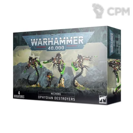 Описание картинки Набор миниатюр Warhammer 40000 Necrons Ophydian Destroyers от Дауран по цене 5 500руб | Свободный Рынок Миниатюр - СРМ