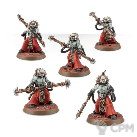 Описание картинки Fulgurite Electro-Priests от ВАХА WORKSHOP по цене 500руб | Свободный Рынок Миниатюр - СРМ