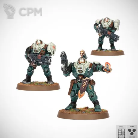Описание картинки Ironkin Steeljacks от Wako Lab (Recast) по цене 1 540руб | Свободный Рынок Миниатюр - СРМ