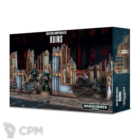 Описание картинки Набор террейна Warhammer 40000 Sector Imperialis Ruins от Дауран по цене 4 500руб | Свободный Рынок Миниатюр - СРМ