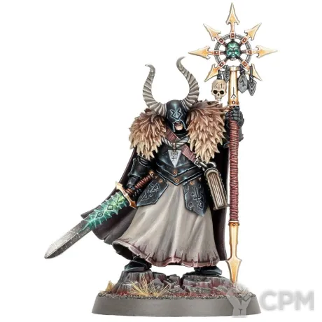 Описание картинки Chaos Sorcerer Lord от ВАХА WORKSHOP по цене 200руб | Свободный Рынок Миниатюр - СРМ