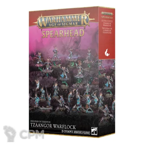 Описание картинки DISCIPLES OF TZEENTCH SPEARHEAD: TZAANGOR WARFLOCK от Дауран по цене 12 500руб | Свободный Рынок Миниатюр - СРМ