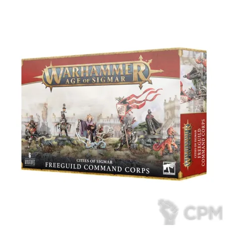 Описание картинки Набор Warhammer Age of SigmarCities of Sigmar Freeguild Command Corps от Дауран по цене 4 500руб | Свободный Рынок Миниатюр - СРМ