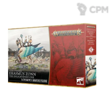 Описание картинки Набор Warhammer Age of Sigmar CITIES OF SIGMAR: ERASMUS ZONN THE ENLIGHTENED ONE от Дауран по цене 5 500руб | Свободный Рынок Миниатюр - СРМ