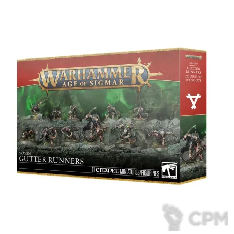 Описание картинки Предзаказ на Warhammer AGE OF SIGMAR SKAVEN: GUTTER RUNNERS от Дауран по цене 4 400руб | Свободный Рынок Миниатюр - СРМ