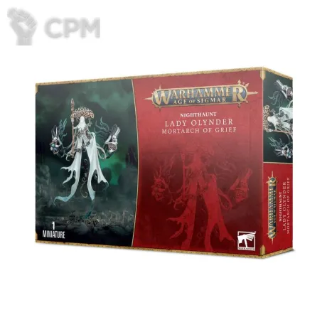 Описание картинки Набор миниатюр Warhammer Age of Sigmar Nighthaunt Lady Olynder Mortarch of Grief от Дауран по цене 5 000руб | Свободный Рынок Миниатюр - СРМ
