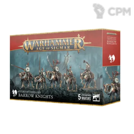 Описание картинки Набор миниатюр Warhammer Age of Sigmar Soulblight Gravelords Barrow Knights от Дауран по цене 5 500руб | Свободный Рынок Миниатюр - СРМ
