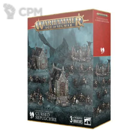 Описание картинки Набор миниатюр Warhammer Age of Sigmar Soulblight Gravelords Cursed Sepulchre от Дауран по цене 7 000руб | Свободный Рынок Миниатюр - СРМ