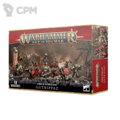 Описание картинки Набор миниатюр Warhammer Age of Sigmar Orrukk Warclans Gutrippaz от Дауран по цене 5 000руб | Свободный Рынок Миниатюр - СРМ