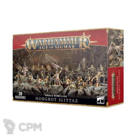 Описание картинки Набор миниатюр Warhammer Age of Sigmar Orrukk Warclans Hobgrot Slittaz от Дауран по цене 5 000руб | Свободный Рынок Миниатюр - СРМ