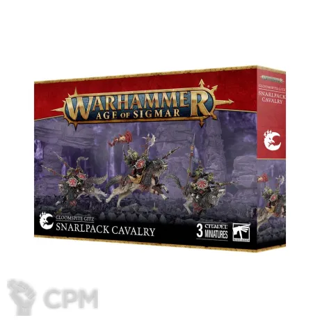 Описание картинки Набор миниатюр Warhammer Age of Sigmar Gloomspite Gitz Snarlpack Cavalry от Дауран по цене 5 000руб | Свободный Рынок Миниатюр - СРМ
