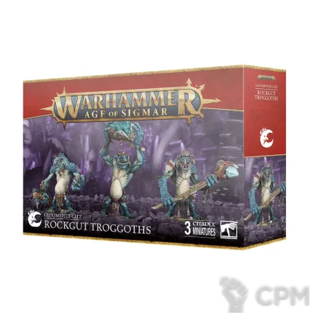 Описание картинки AoS | Age of Sigmar | Gloomspite Gitz: Rockgut Troggoths от LifeIsNow по цене 6 590руб | Свободный Рынок Миниатюр - СРМ